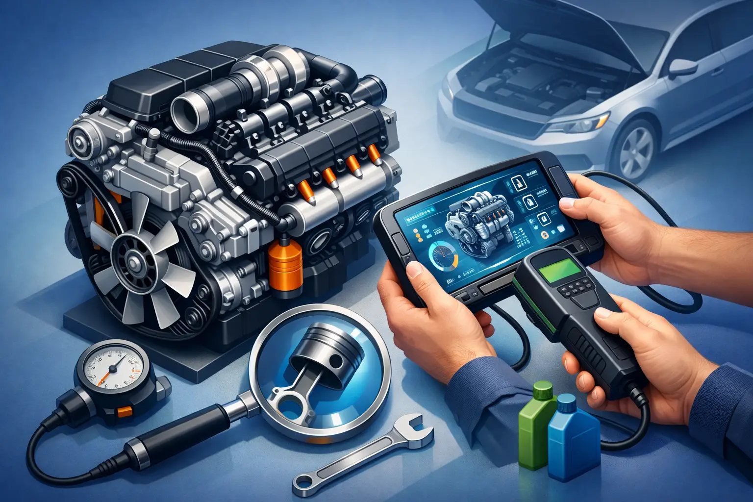 Cum verifici compatibilitatea unui motor diesel