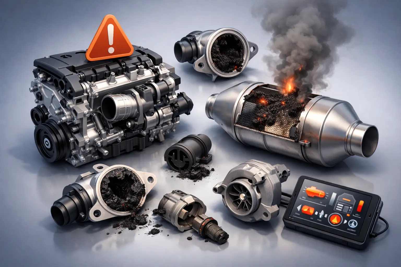 Defecte si cauze la motoarele diesel EGR DPF