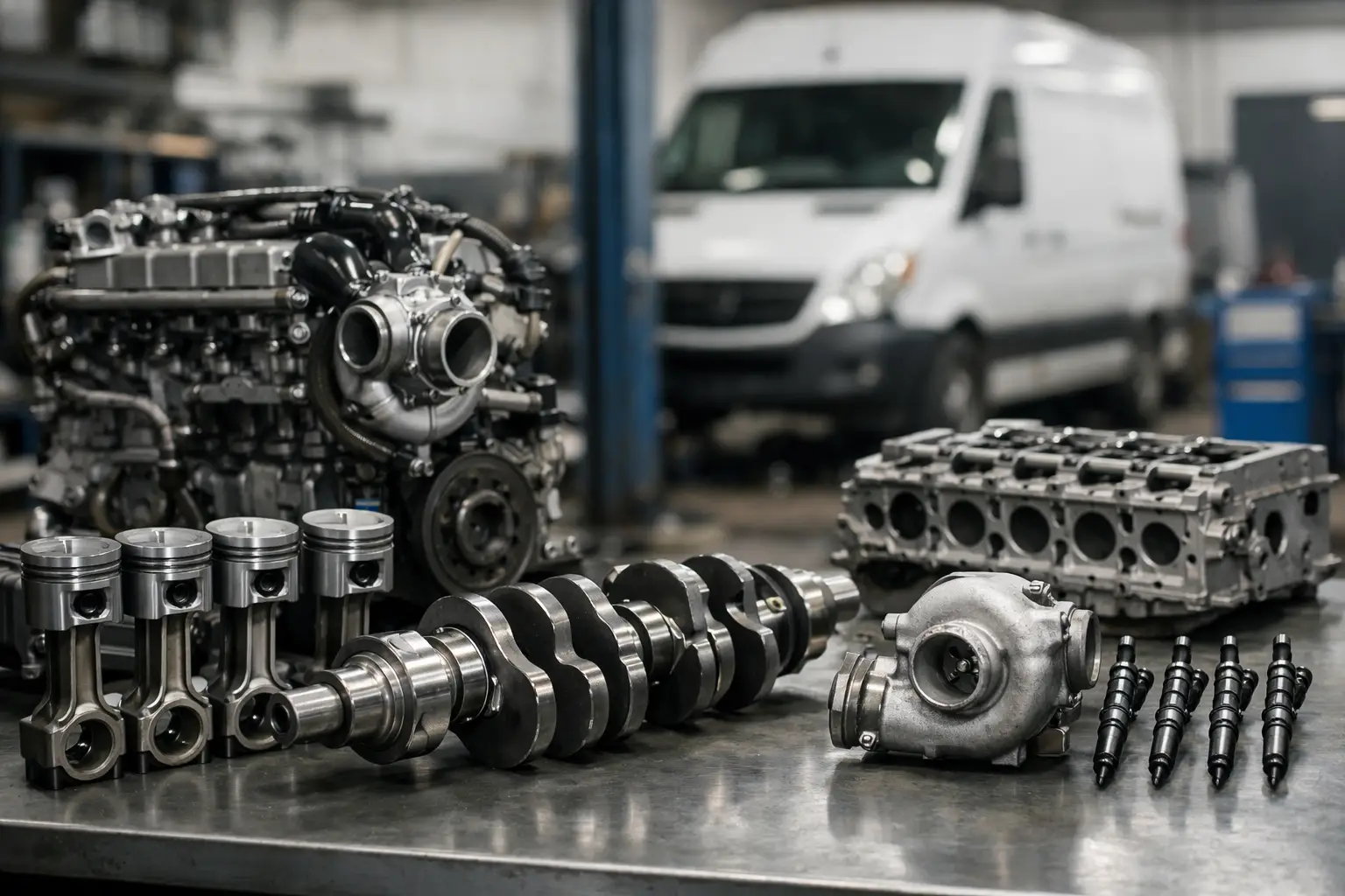 Ghid de piese motor pentru diesel, pe cod