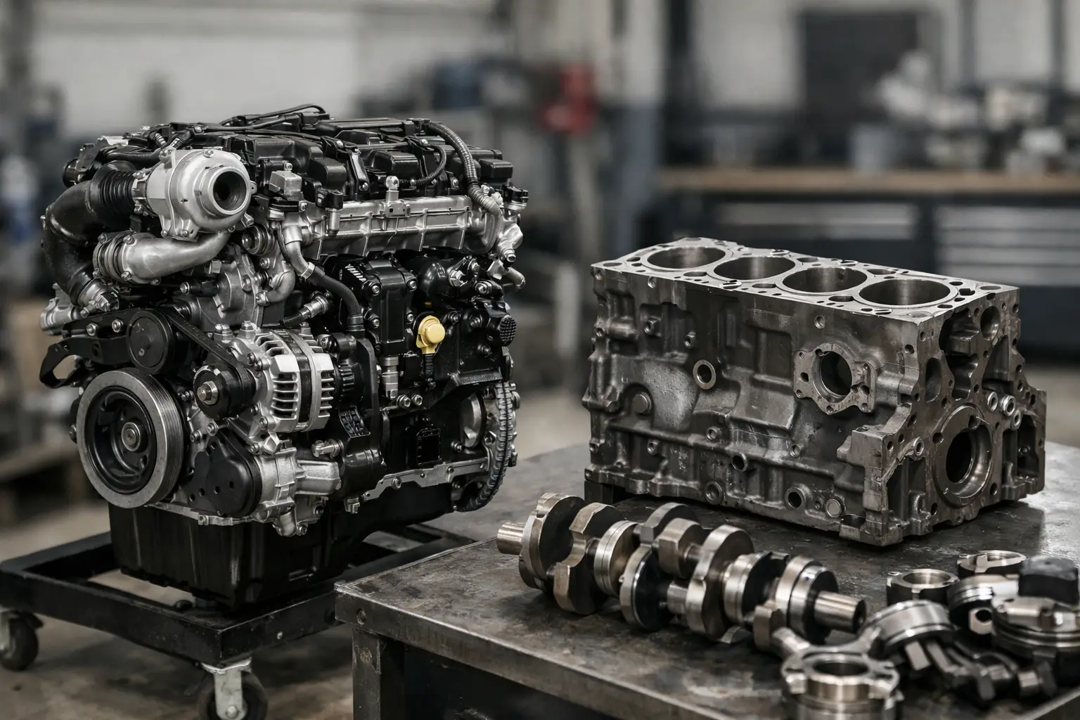 Motor complet versus bloc motor: ce alegi?