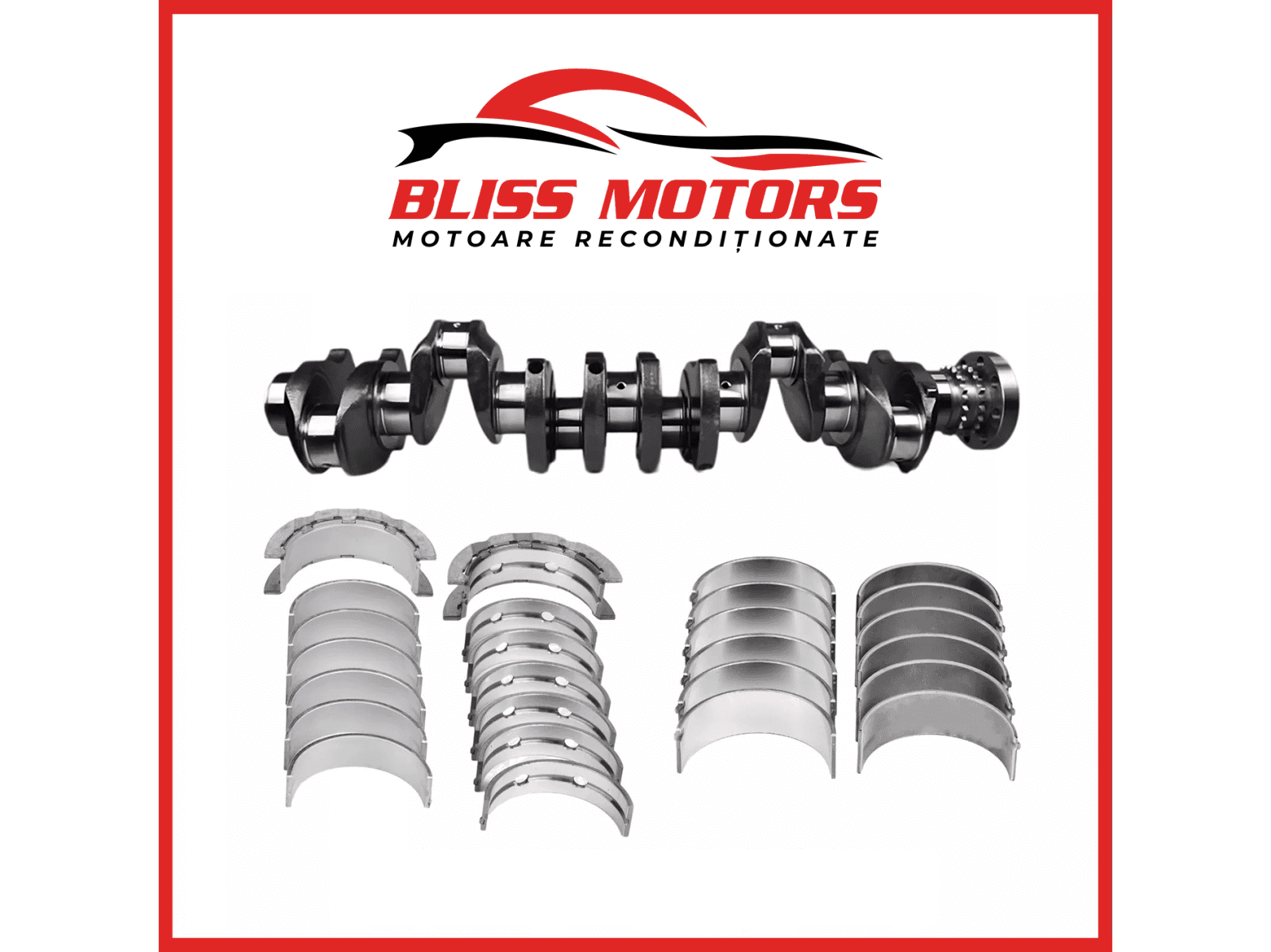 Kit reparație motor BMW 3.0 N57 – arbore cotit + set cuzineți | OEM compatibil