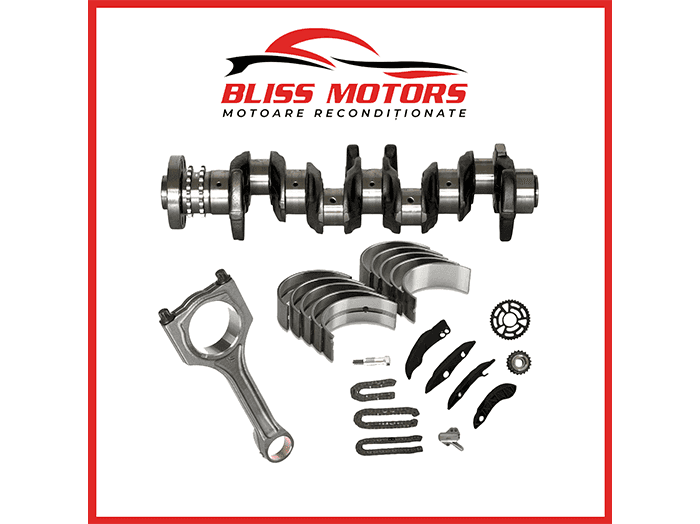 Kit reparație motor Mini 1.6 Diesel (N47C16A / DV6) – arbore cotit + set cuzineți