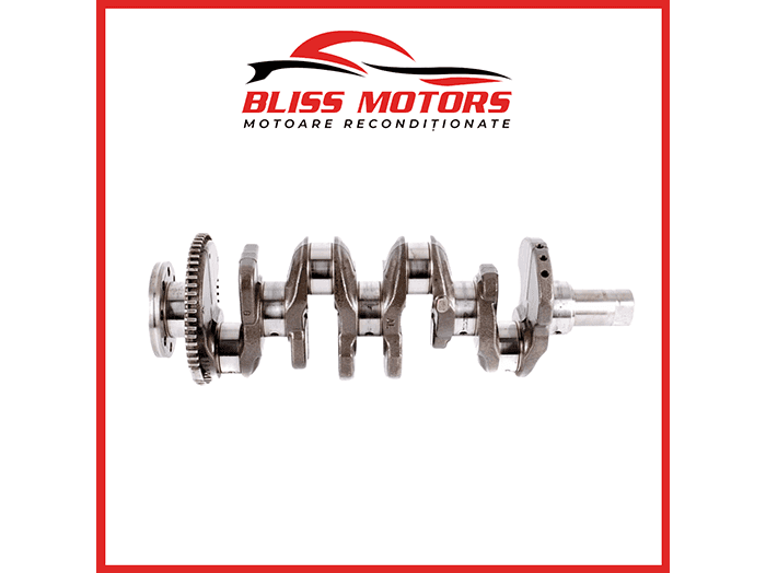 Arbore cotit Renault 2.0 dCi M9R cu cuzineți – COD OEM 8200385152 / 8200385222